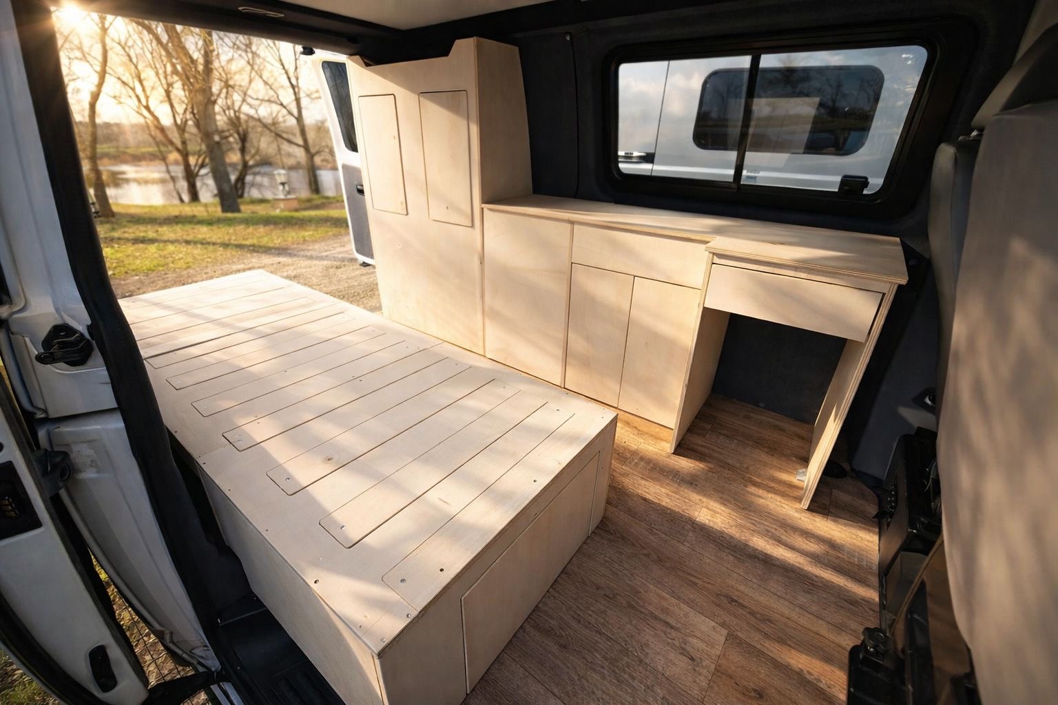 campermöbel schlafbank vw transporter t5/t6 l1 campermöbel schlafbank vw transporter t5/t6 l1